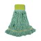 Boardwalk Large Looped-End Wet Mop, Green, Cotton/Synthetic, PK12, BWK1200LCT BWK1200LCT - alternate 1